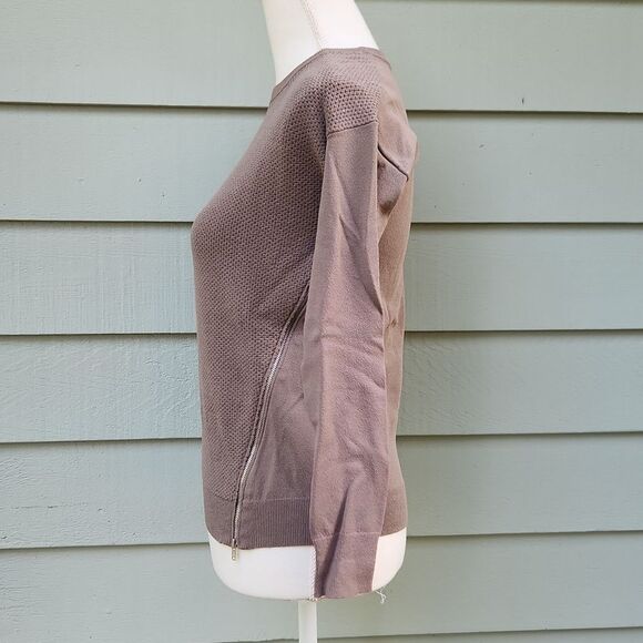 Autumn Cashmere Zipper Sweater - Picture 2 of 7